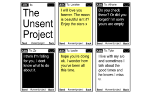 The Unsent Project: 100 Powerful Messages That Touch Your Heart