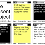 The Unsent Project color meanings and emotional messages