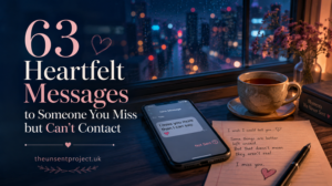 63 Heartfelt Messages to Someone You Miss but Can’t Contact